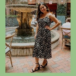 Bardot Daisy Print Slip Dress